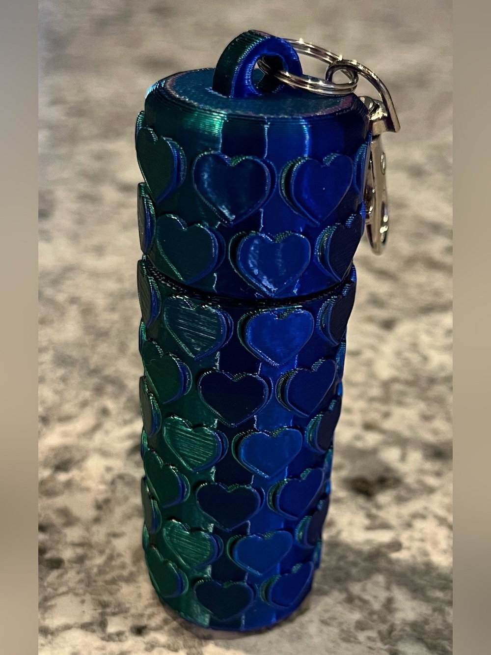 3d Printed Chapstick or Lipstick Holder Keychain - Picture 10 of 10